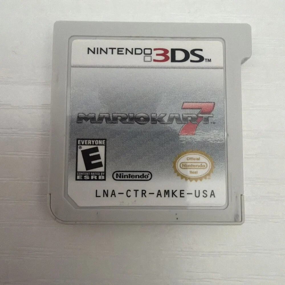 Mario Kart 7 Nintendo 3DS Complete CIB Manual Inserts Tested - Damaged Case